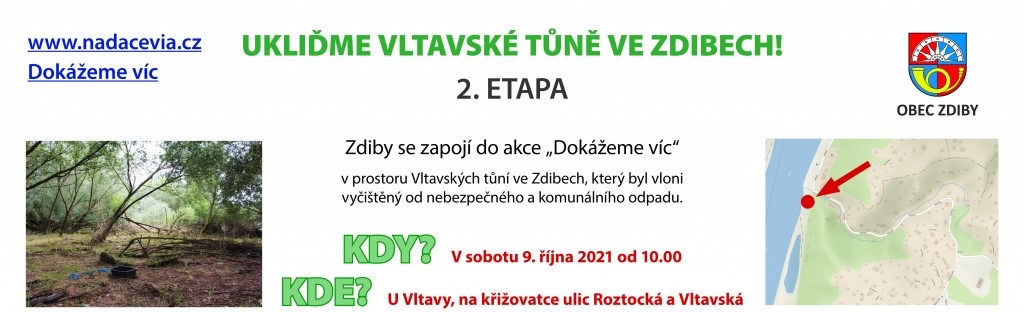 obrázek akce Ukliďme Vltavské tůně ve Zdibech